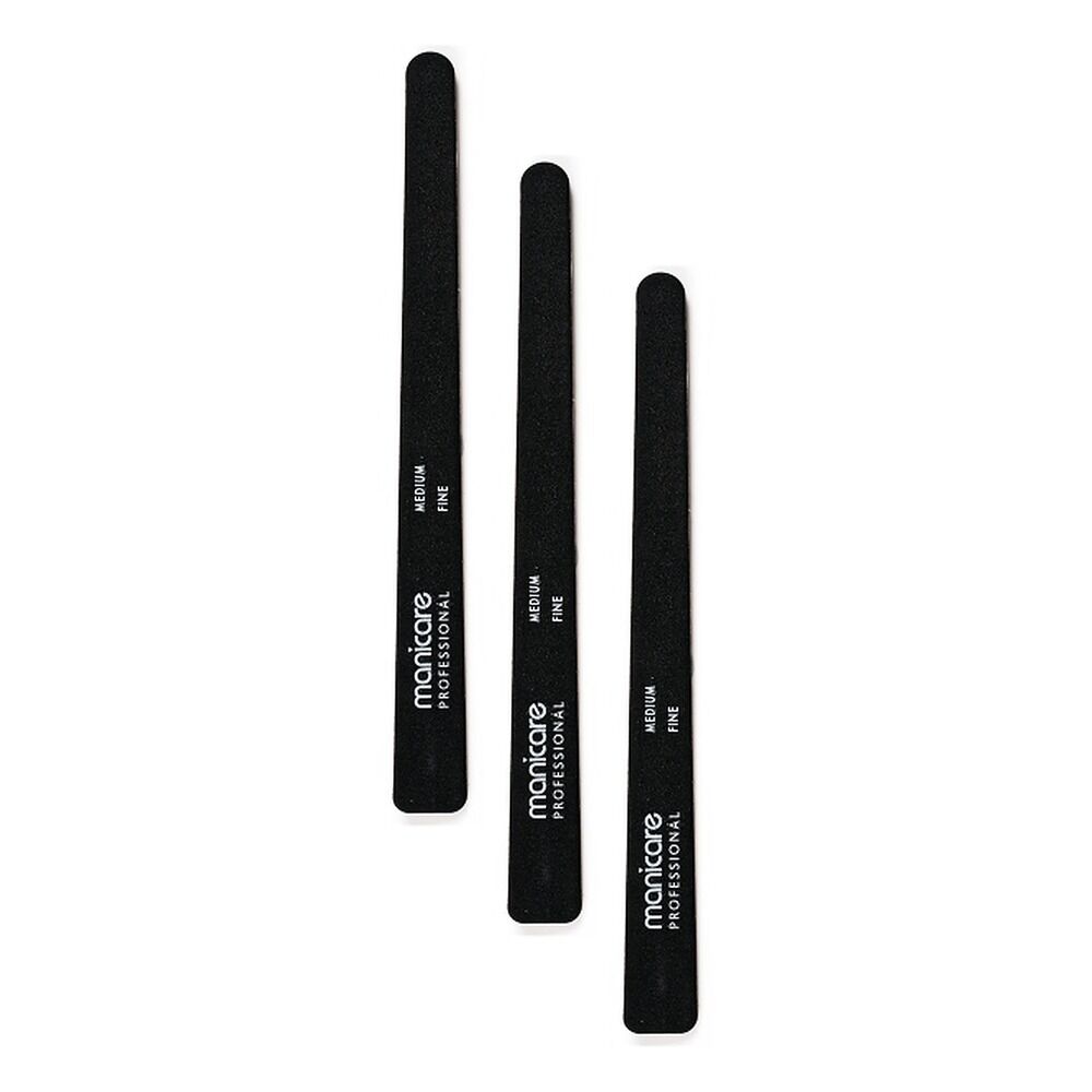 Manicare Nail Shaper Medium & Fine 140mm x 3 Bundle of 3