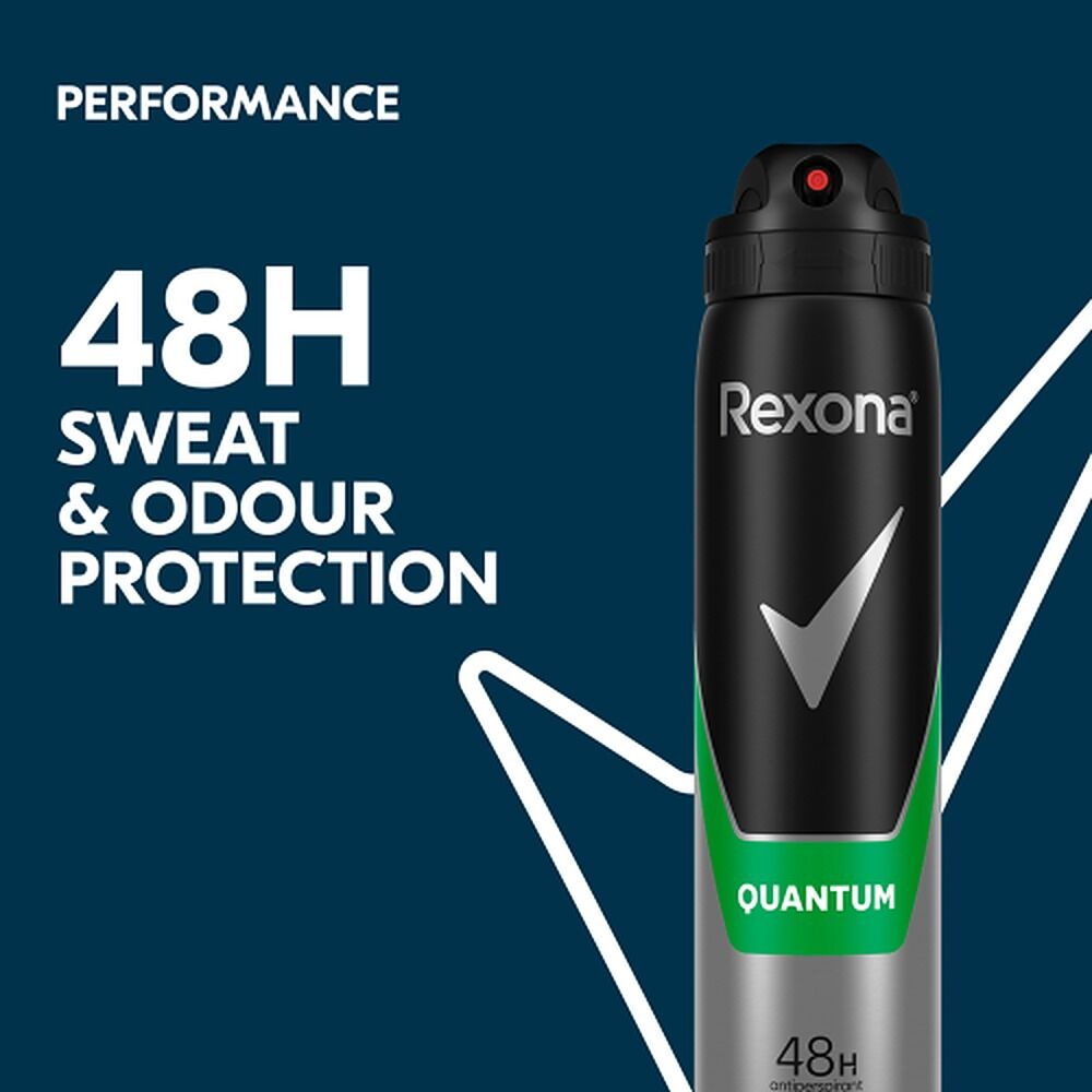 Rexona Men Antiperspirant Aerosol Quantum 250mL