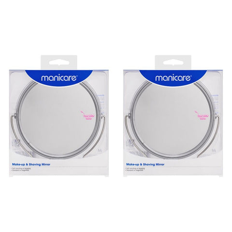 Manicare Make-up & Shaving Mirror x 3 Bundle of 2