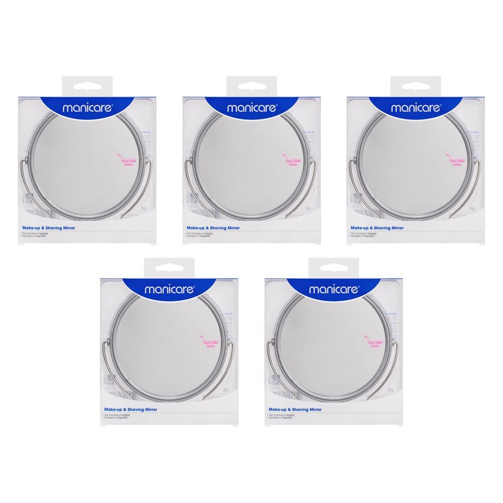 Manicare Make-up & Shaving Mirror x 3 Bundle of 5