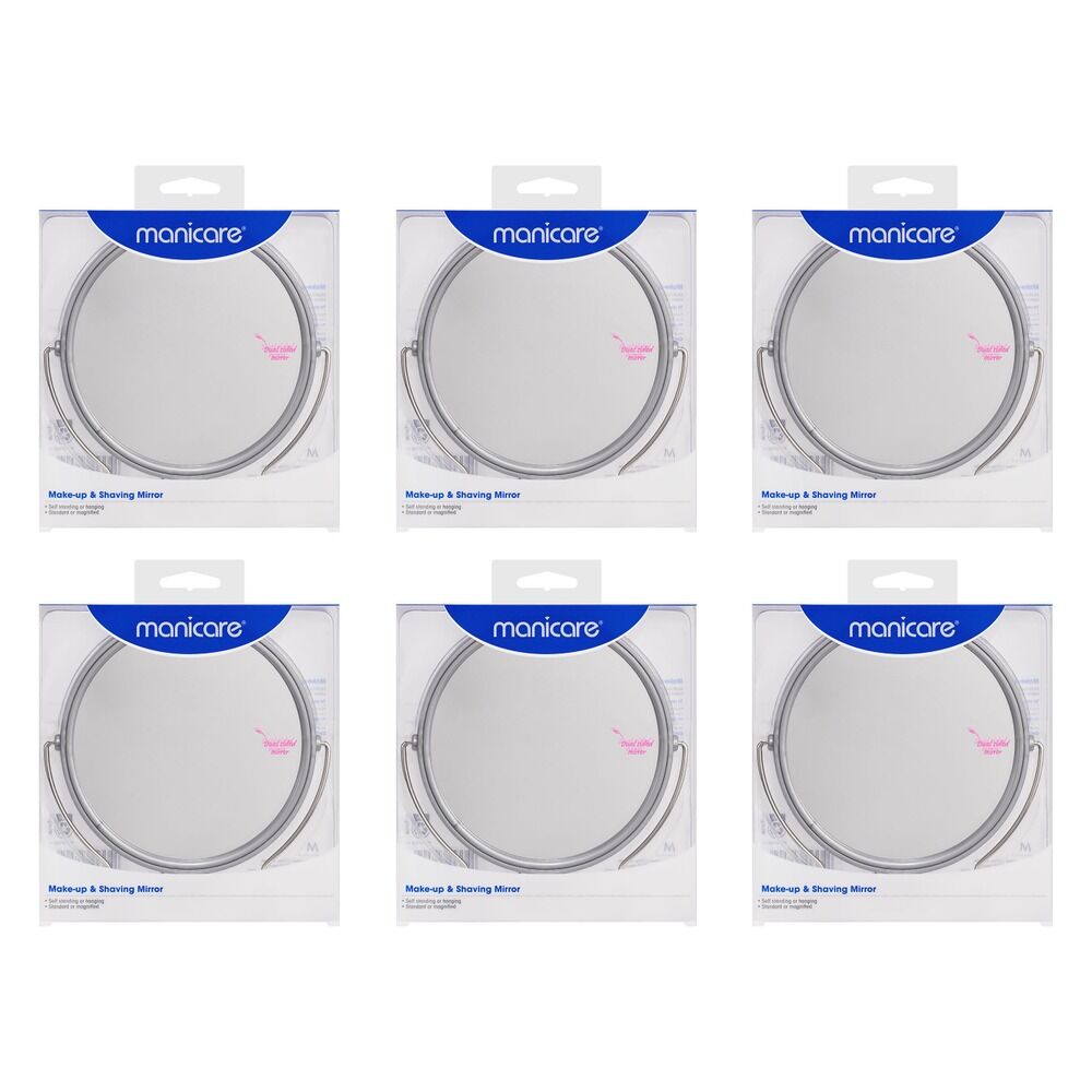 Manicare Make-up & Shaving Mirror x 3 Bundle of 6