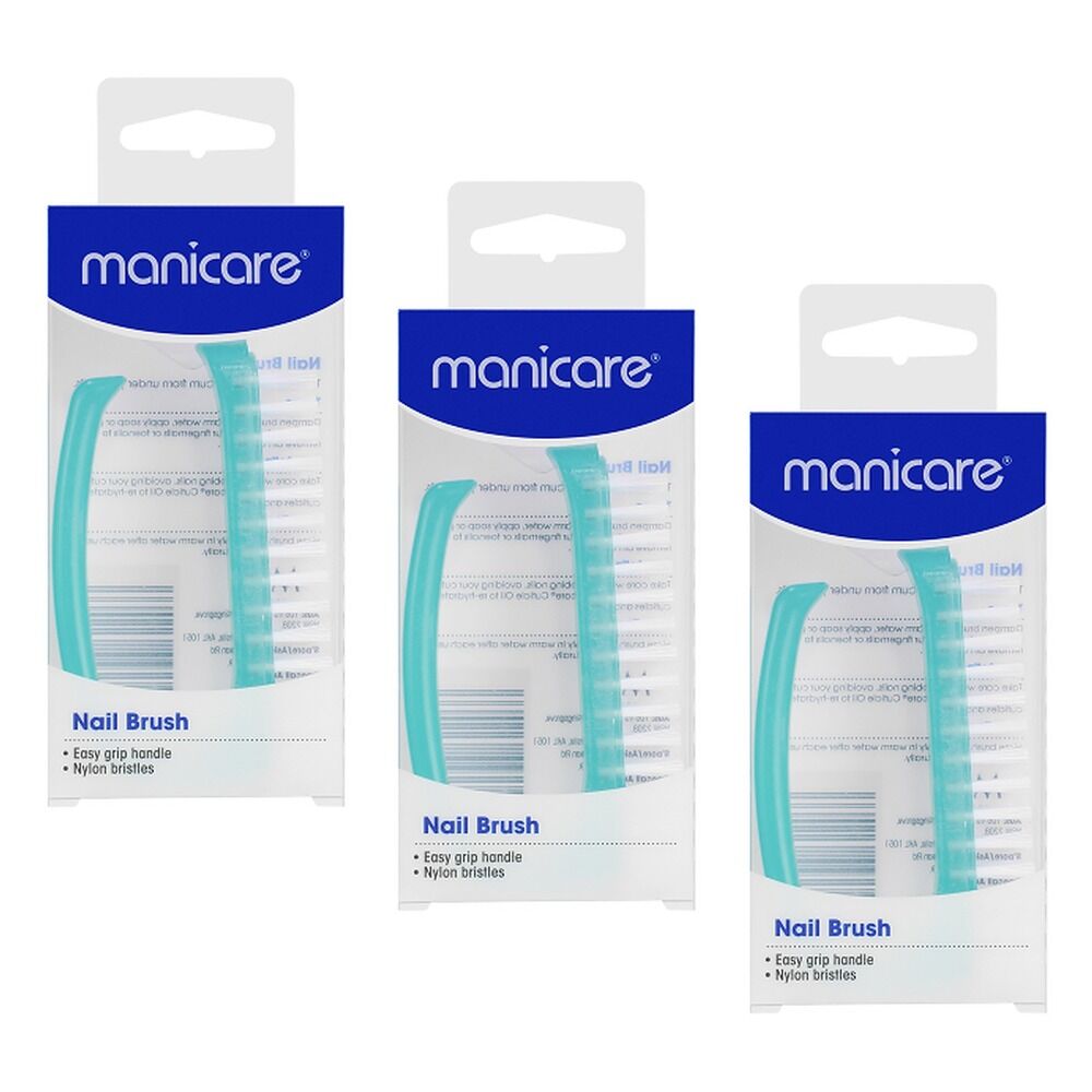 Manicare Nail Brush Assorted x 3 Bundle of 3