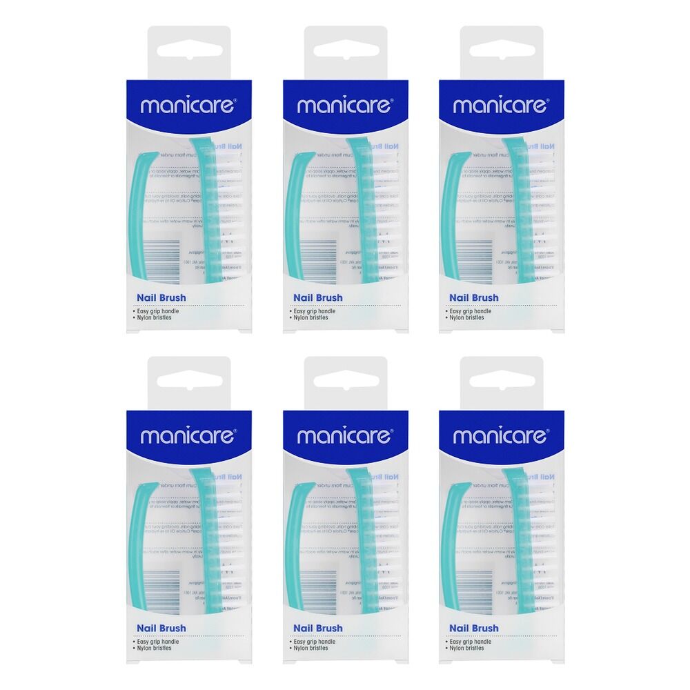 Manicare Nail Brush Assorted x 3 Bundle of 6