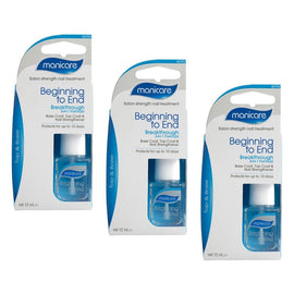 Manicare Beginning to End 3-in-1 Nail Treatment x 3 Bundle of 3