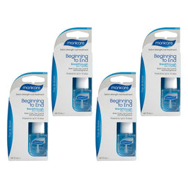 Manicare Beginning to End 3-in-1 Nail Treatment x 3 Bundle of 4
