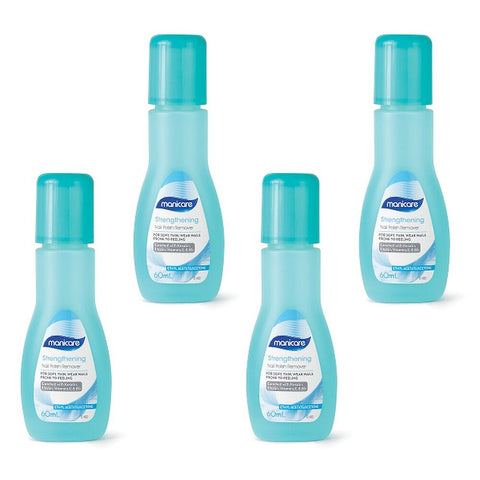 Manicare Nail Polish Remover Super Fast with Vitamin E 60mL Pack of 4