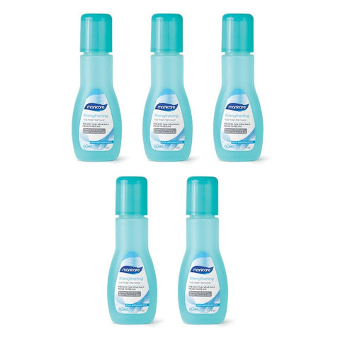 Manicare Nail Polish Remover Super Fast with Vitamin E 60mL Pack of 5