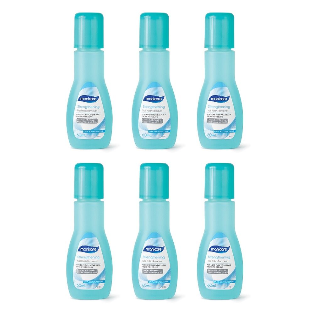 Manicare Nail Polish Remover Super Fast with Vitamin E 60mL x 3 Bundle of 6