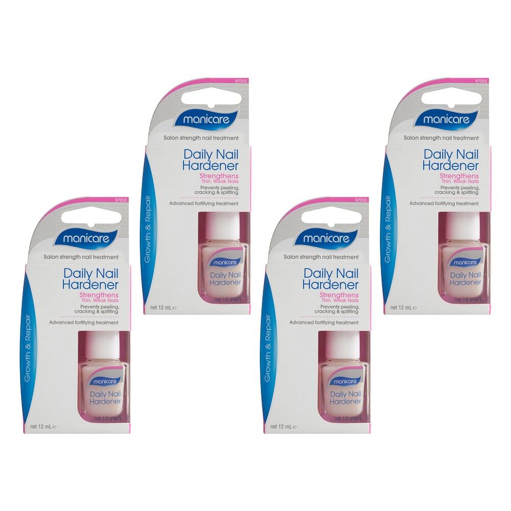 Manicare Daily Nail Hardener 12mL x 3 Bundle of 4