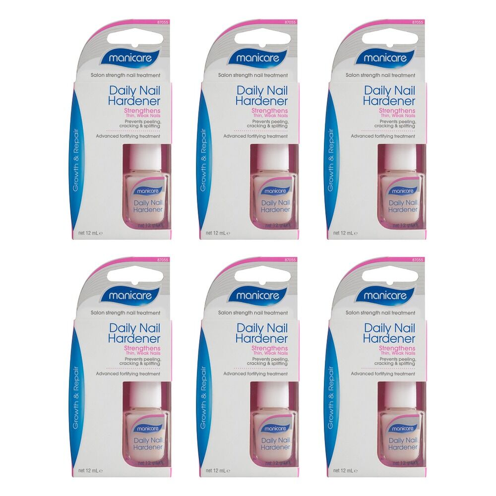 Manicare Daily Nail Hardener 12mL x 3 Bundle of 6