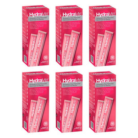 Hydralyte Strawberry Kiwi Flavoured Electrolyte Ice Blocks 16 Pack Bundle of 6