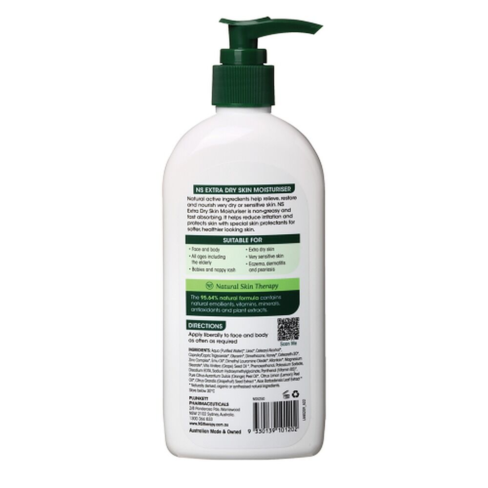 Nutri-Synergy Plunkett's NS Extra Dry Skin Moisturiser 250mL