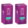 Poise Extra Long Liners 22 Pack x 6 Bundle of 2