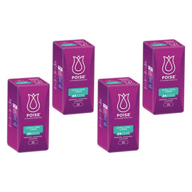 Poise Extra Long Liners 22 Pack x 6 Bundle of 4