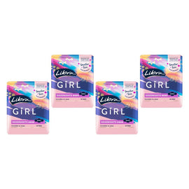 Libra Girl Goodnights Pads with Wings 10 Pack Bundle of 4