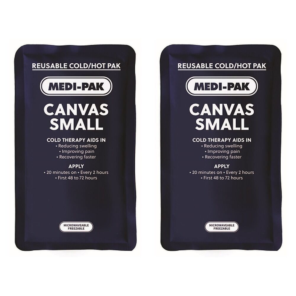 Medi-Ice Pak Small Canvas Hot & Cold Pack Bundle of 2