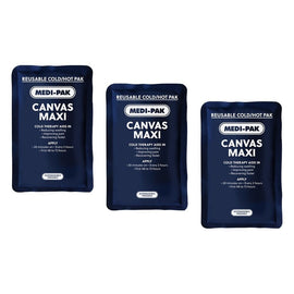 Medi-Ice Pak Canvas Hot & Cold Pack Large 640g Bundle of 3