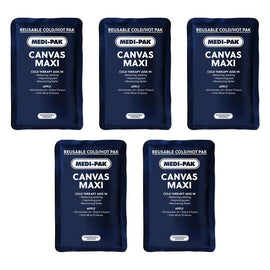 Medi-Ice Pak Canvas Hot & Cold Pack Large 640g Bundle of 5