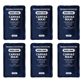 Medi-Ice Pak Canvas Hot & Cold Pack Large 640g Bundle of 6