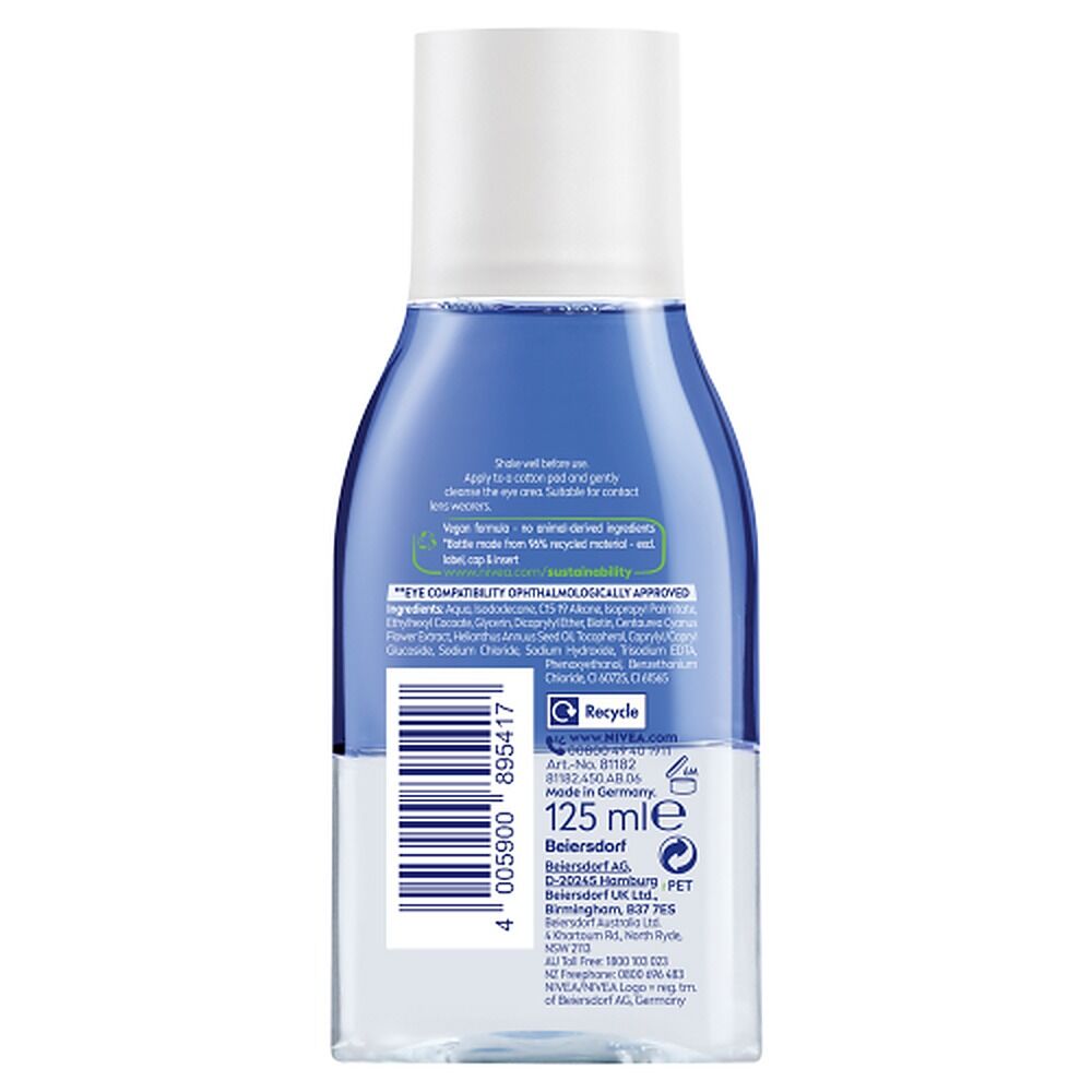 NIVEA Double Effect Eye Make-Up Remover 125mL