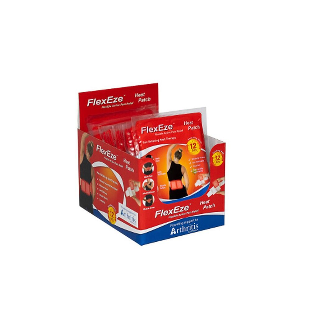 Flexeze Heat Patch 10cm x 13cm 20 Pack