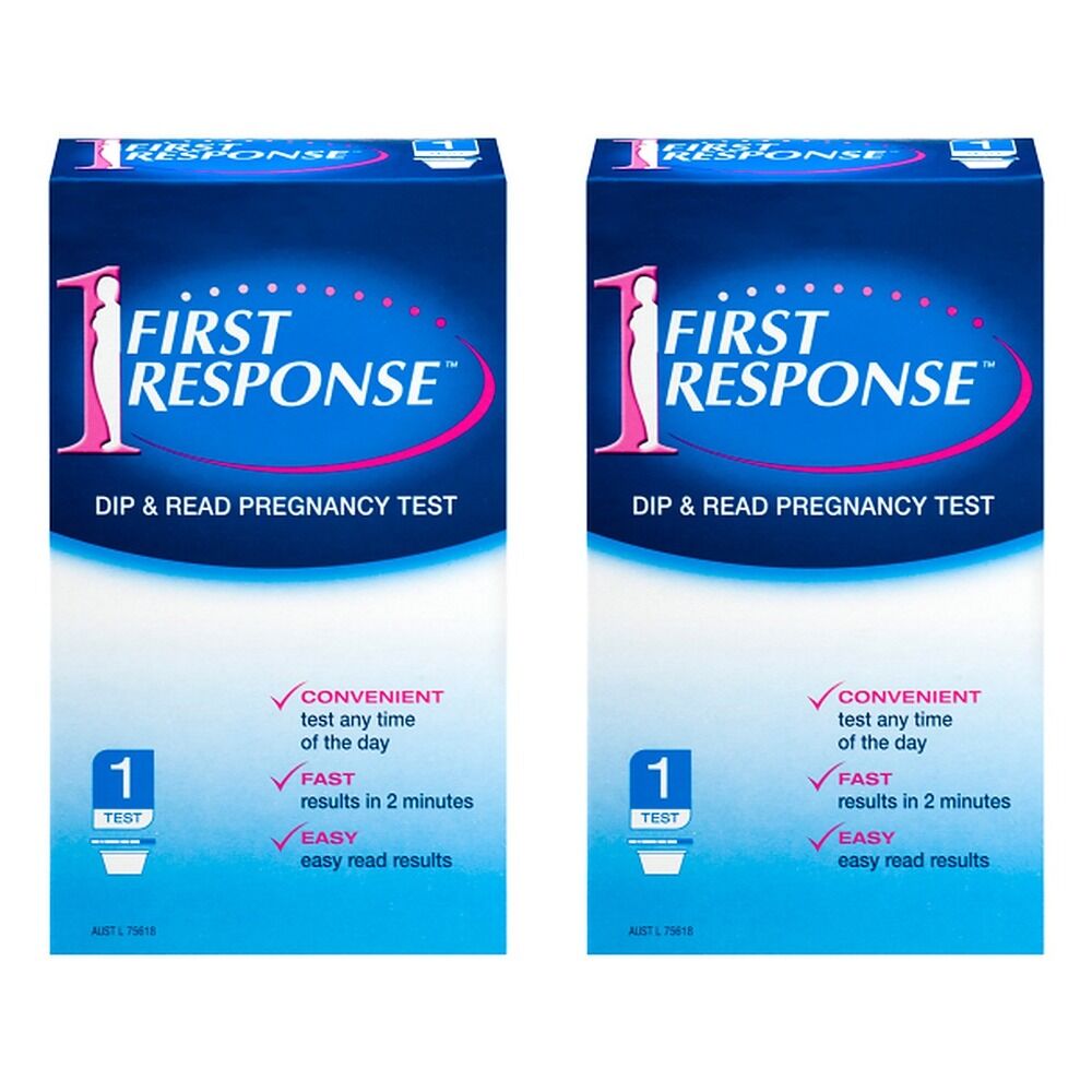 First Response Dip & Read Pregnancy Test Pack of 2