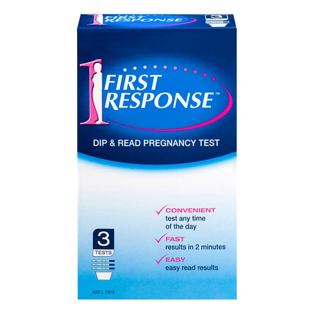 First Response Dip & Read Pregnancy Test 3 Pack