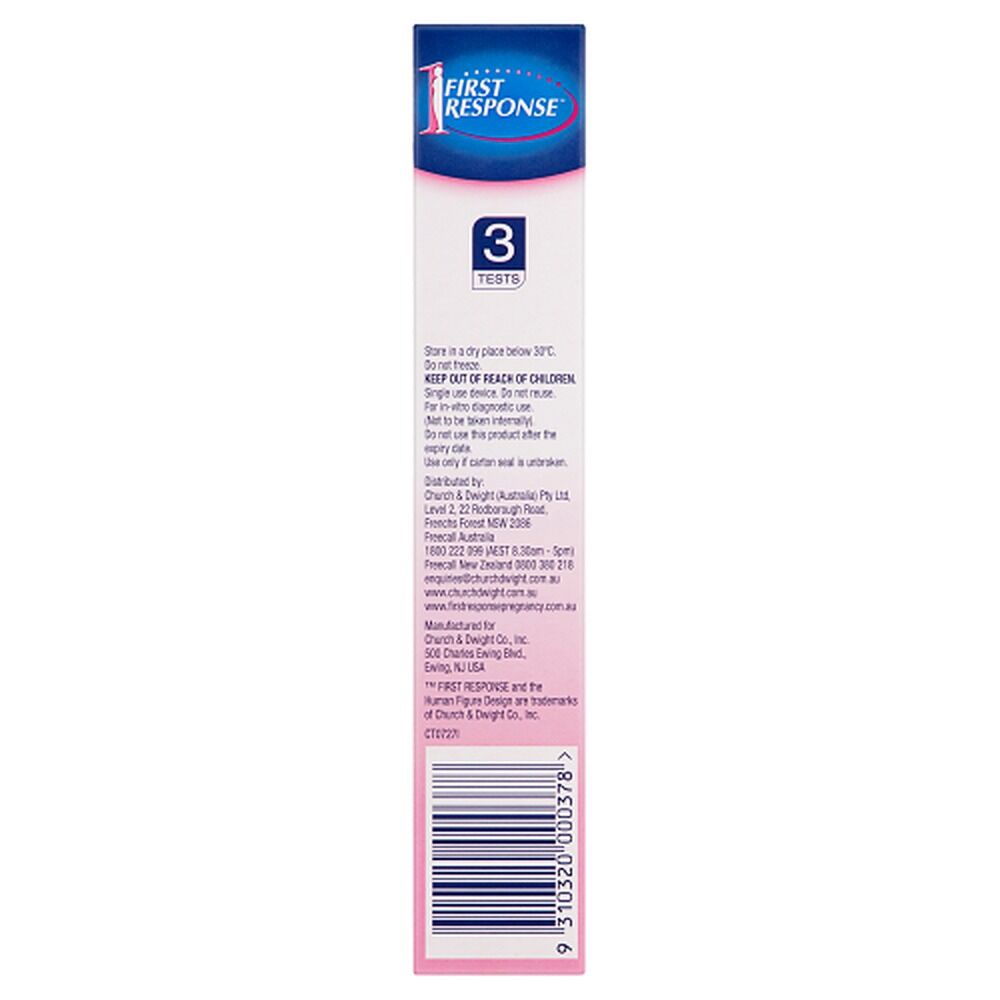 First Response Early Result In-Stream Pregnancy Test 3 Pack