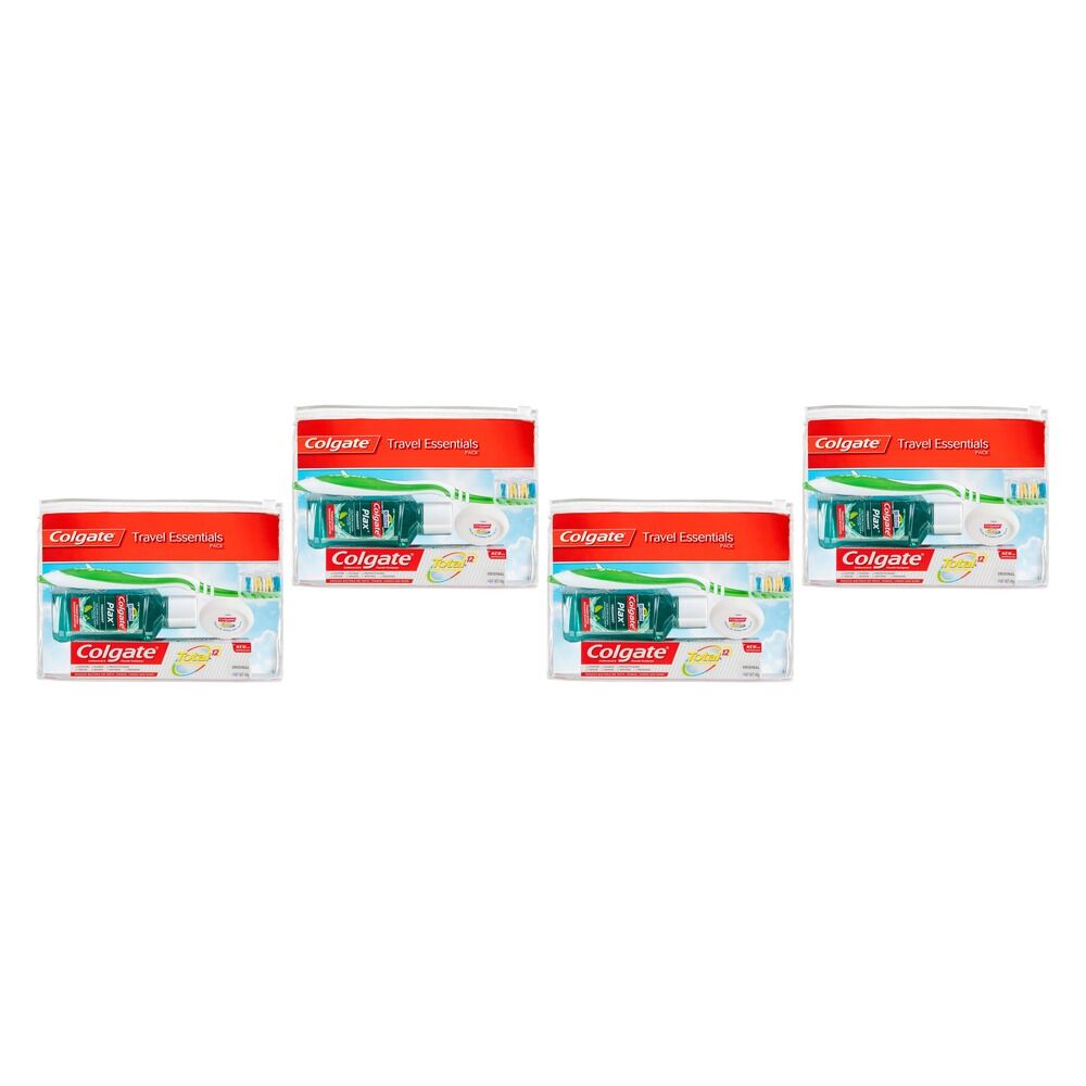 Colgate Travel Essentials Pack Bundle of 4