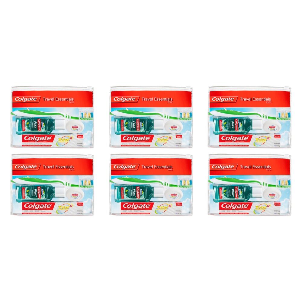 Colgate Travel Essentials Pack Bundle of 6