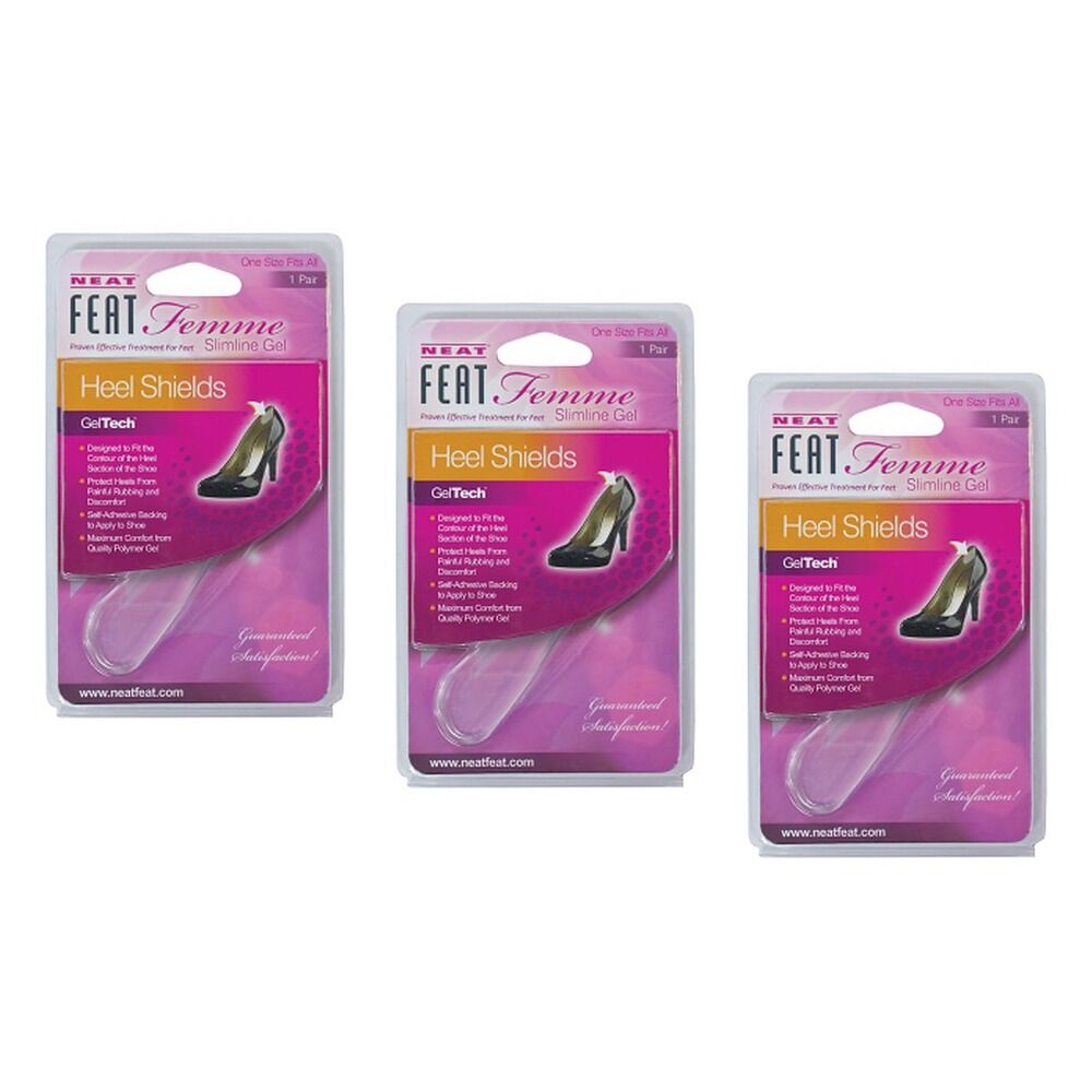 Neat Feat Femme Gel Heel Shields Pack of 3
