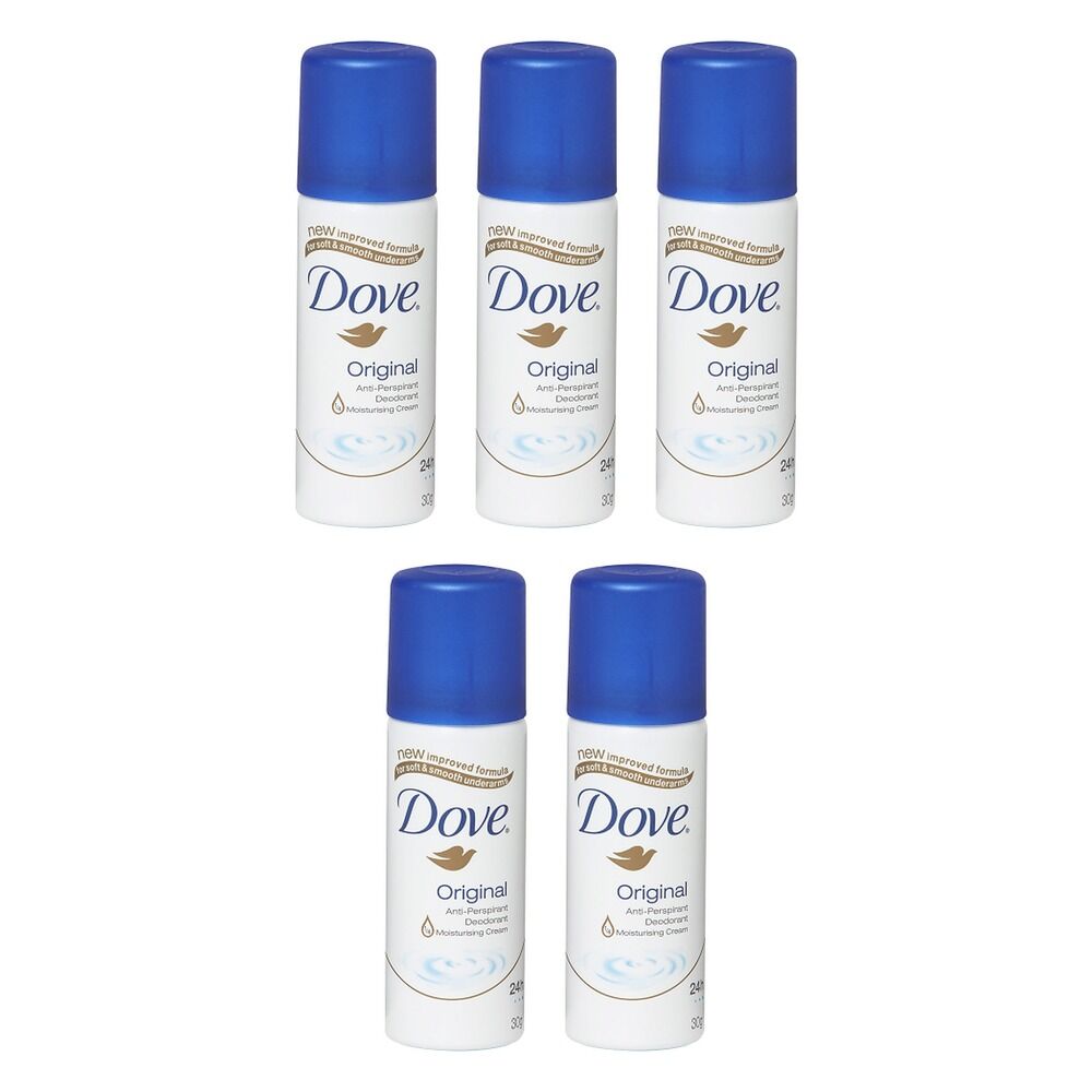 Dove Antiperspirant Deodorant Original 30g Pack of 5
