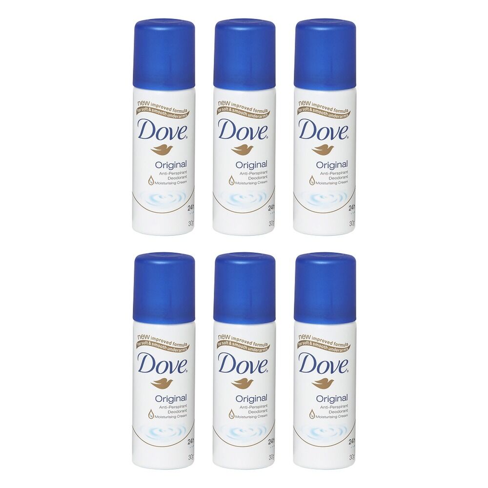Dove Antiperspirant Deodorant Original 30g Pack of 6