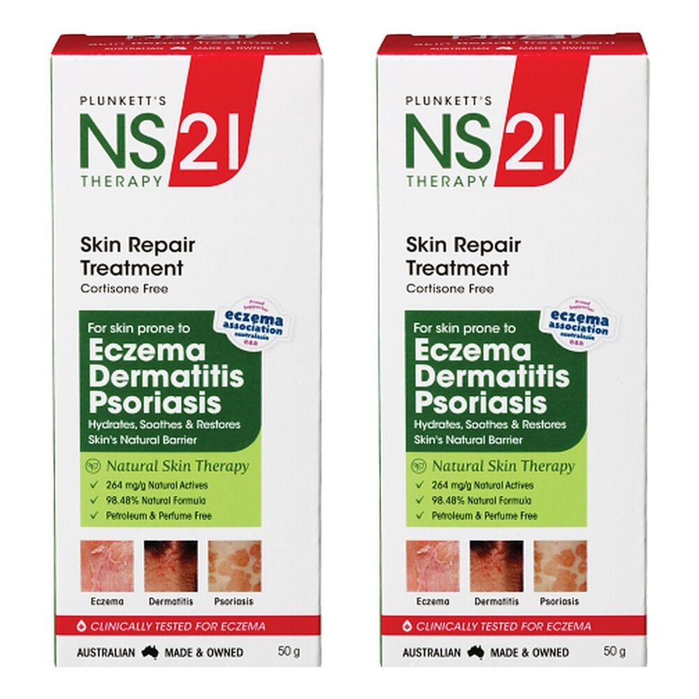 Nutri-Synergy Plunkett's NS21 Skin Repair Treatment 50g Pack of 2