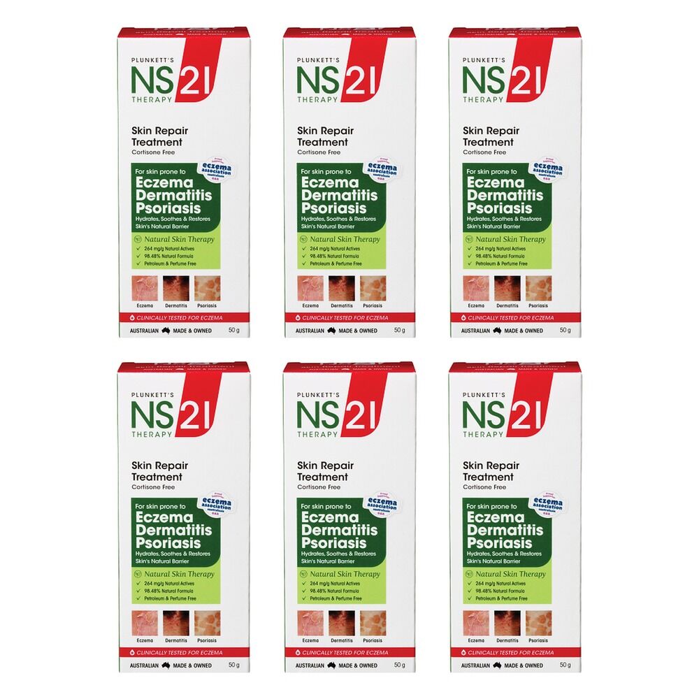 Nutri-Synergy Plunkett's NS21 Skin Repair Treatment 50g Pack of 6