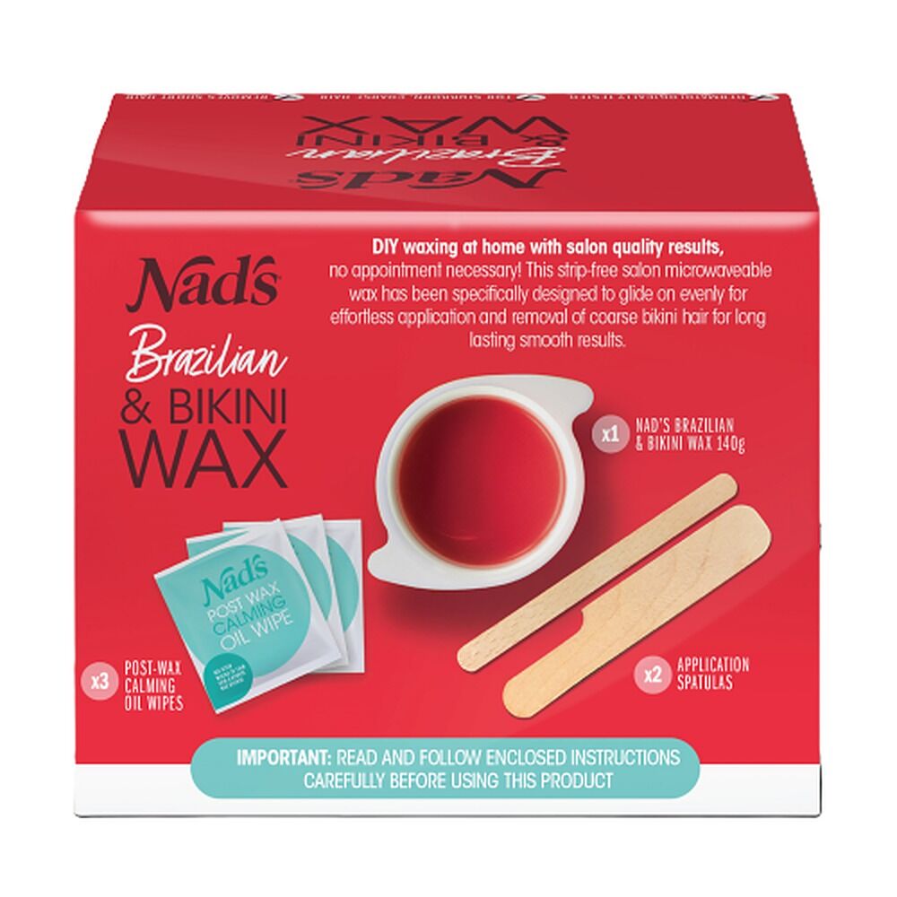 Nad's Brazilian & Bikini Wax Kit 140g