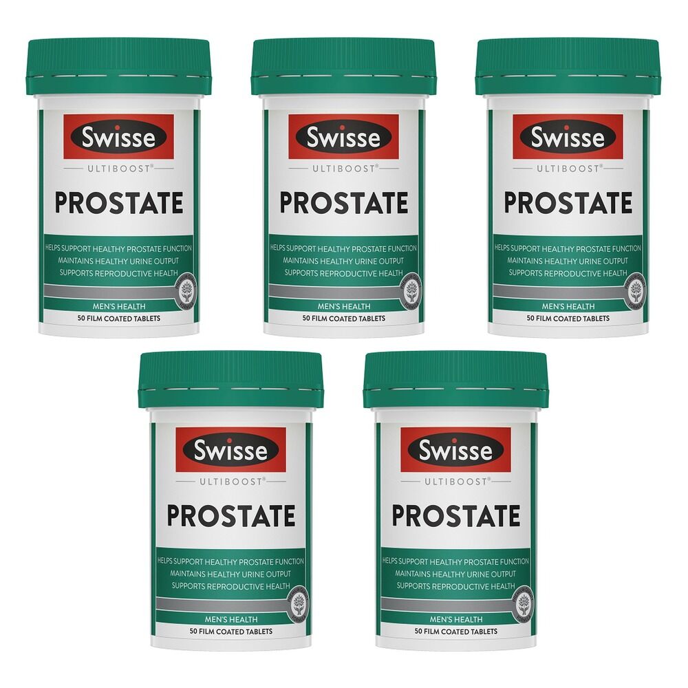 Swisse Ultiboost Prostate 50 Tablets Pack of 5