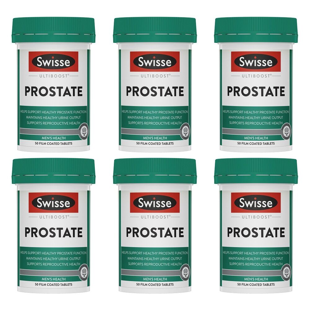 Swisse Ultiboost Prostate 50 Tablets Pack of 6