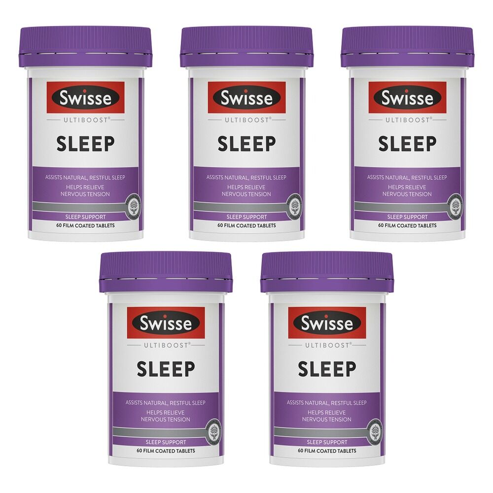 Swisse Ultiboost Sleep 60 Tablets Pack of 5
