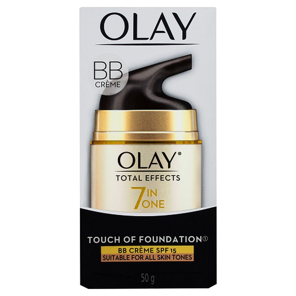 Olay Total Effects Touch of Foundation Moisturiser SPF 15 50g