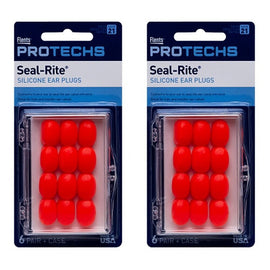 Flents C265 Soft Silicone Ear Plugs 6 Pairs Pack of 2