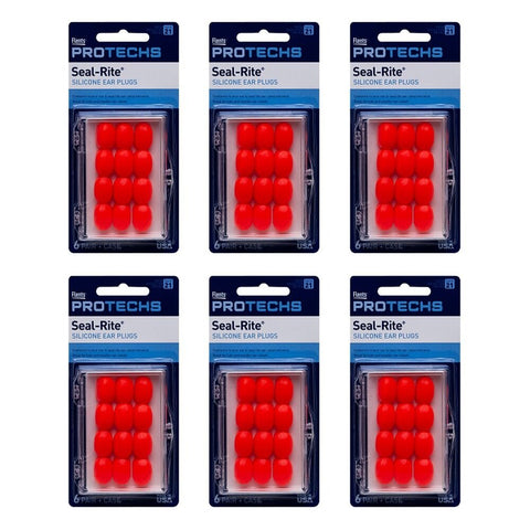 Flents C265 Soft Silicone Ear Plugs 6 Pairs Pack of 6