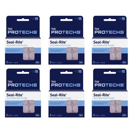 Flents Seal Rite Soft Silicone Ear Plugs 3 Pairs Pack of 6