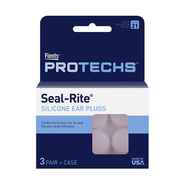 Flents Seal Rite Soft Silicone Ear Plugs 3 Pairs