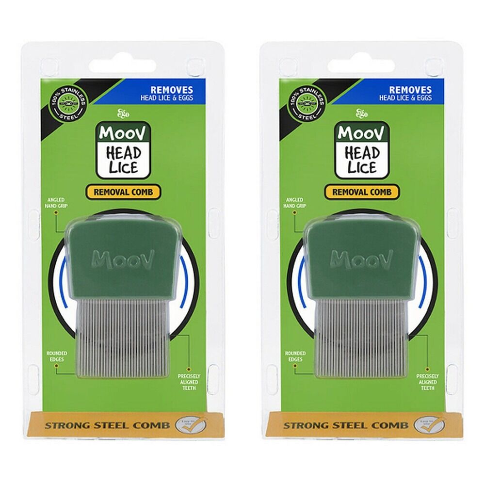 Ego Moov Head Lice Removal Comb Pack of 2