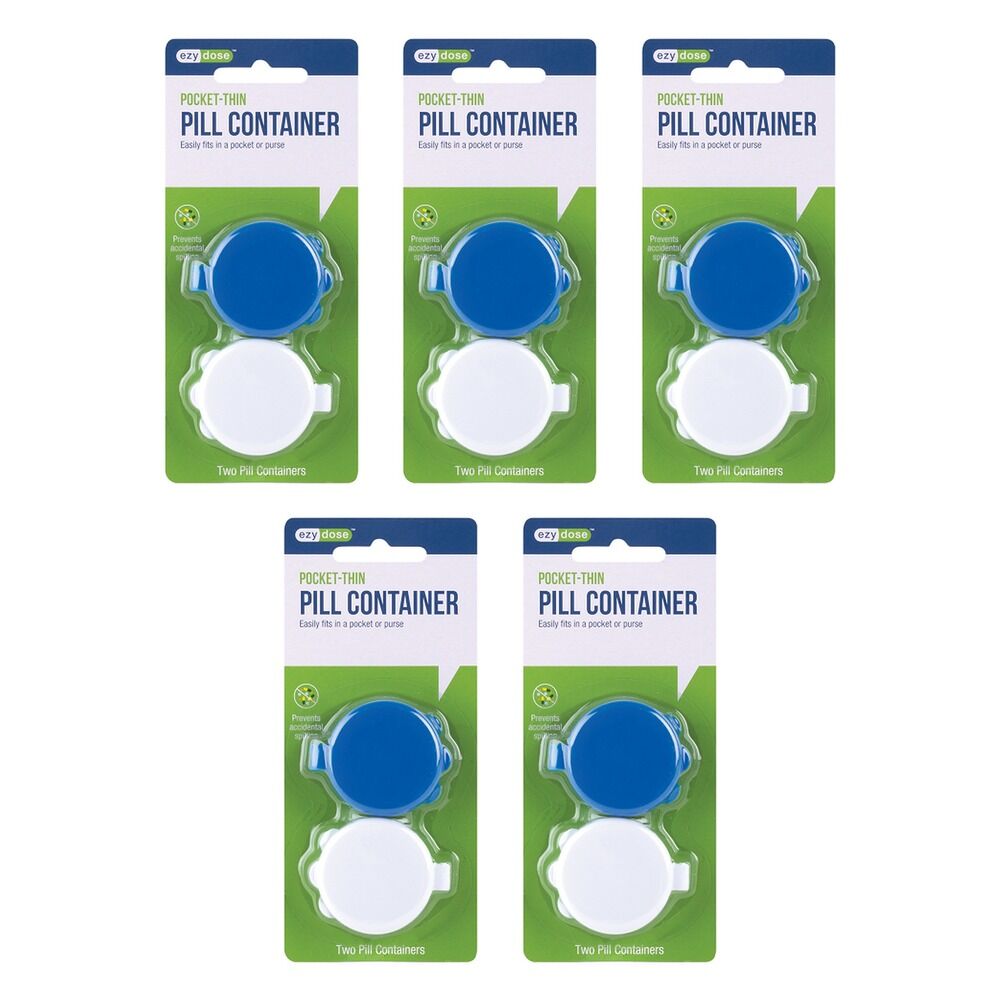 Ezy Dose Pocket Pill Caddy Pack of 5