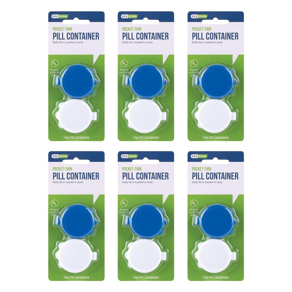 Ezy Dose Pocket Pill Caddy Pack of 6