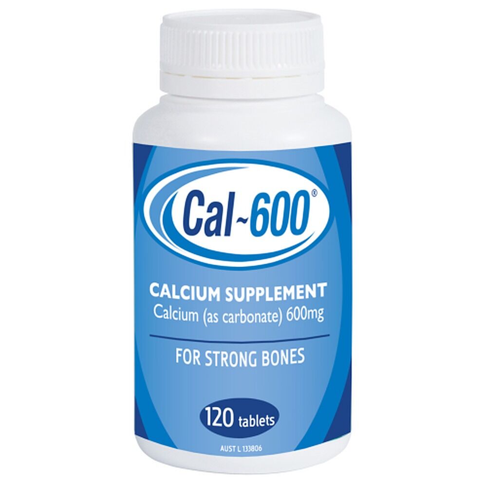 Cal600 Carbonate 600mg 120-Tablet Pack