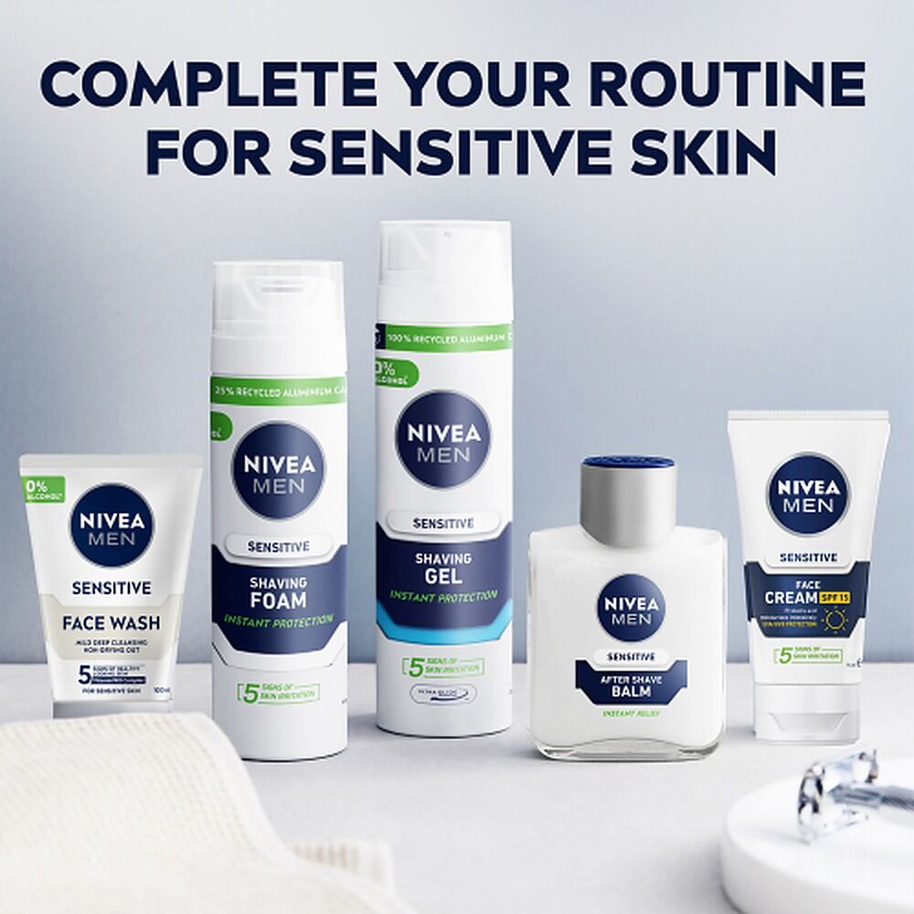 NIVEA MEN Sensitive Face Wash 100mL