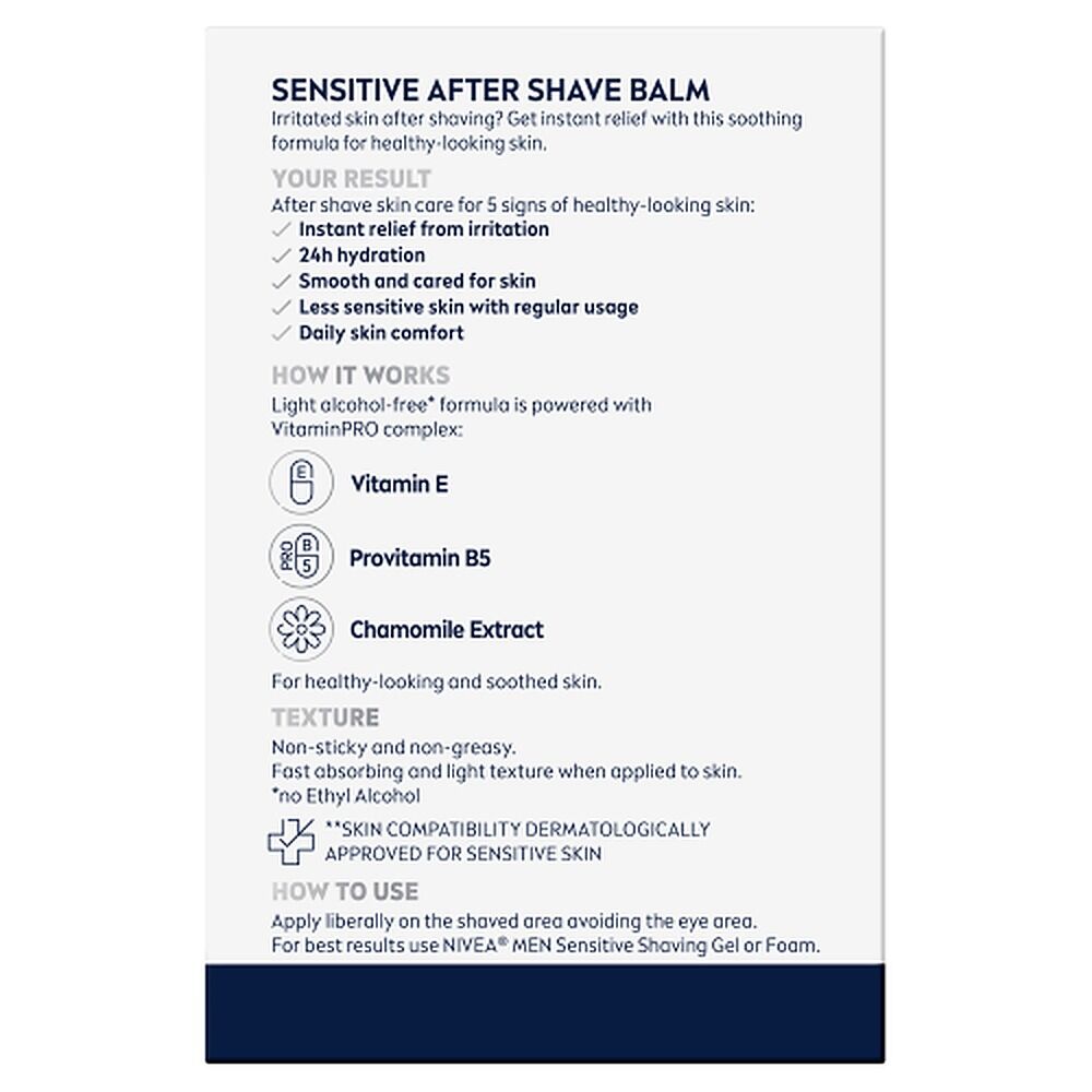 NIVEA Men Sensitive After Shave Balm 100mL
